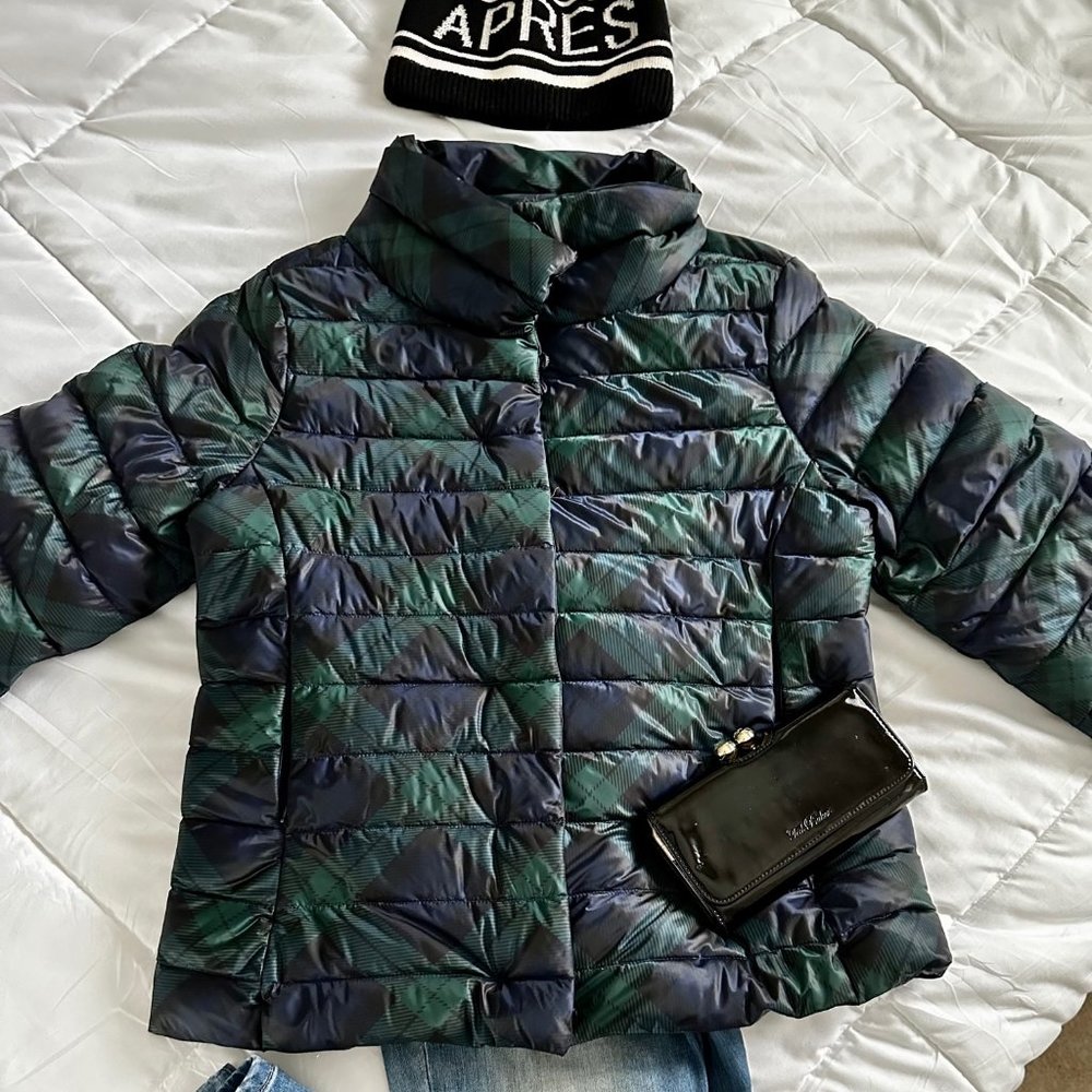 My Anorak Crop Sleeve Puffer Jacket Size S/M NWOT